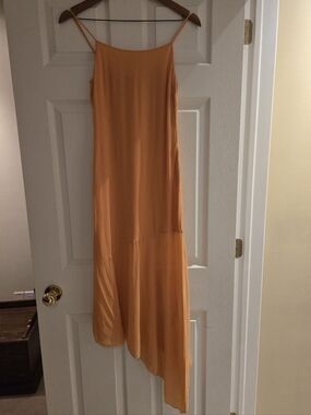 Women's Asymmetrical Slip Dress - Orange - & Other Stories